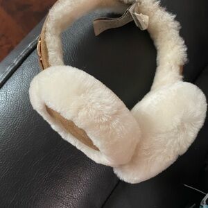 UGG Cream and Tan Ear Muffs